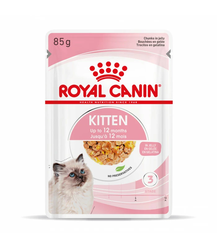 ROYAL CANIN CAT KITTEN BOUCHEE EN GELEE 12 X 85G 1 ROYAL CANIN CAT KITTEN BOUCHEE EN GELEE 12 X 85G