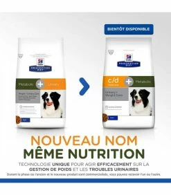 HILL'S Pet Nutrition Croquettes C/D MULTICARE + METABOLIC Chien Sac 2 Kg - Prescription Diet -alimentation chats boutique cd multicare metabolic chien sac 2 kg prescription diet 11