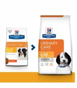 HILL'S Pet Nutrition Croquettes C/D URINARY MULTICARE POULET Chien Sac 12 Kg - Prescription Diet
