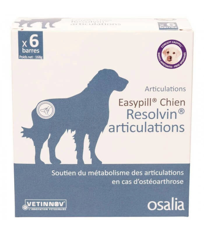 OSALIA Complément RESOLVIN ARTICULATION Chien - Easypill 1 OSALIA Complément RESOLVIN ARTICULATION Chien - Easypill