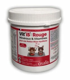 ANIMAL NUTRITION Complément VIT'I5 ROUGE Chien Et Chat 250 G