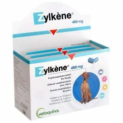Vetoquinol Complément ZYLKENE 450 MG Chien 10x10 Gel.