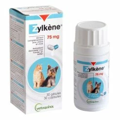 Vetoquinol Complément ZYLKENE 75 MG Chien Et Chat 30 Gel.