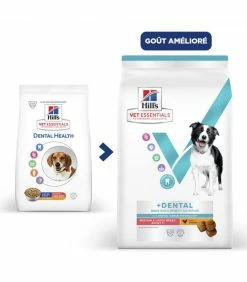 HILL'S Pet Nutrition Croquettes ADULT DENTAL HEALTH MEDIUM POULET Chien Sac 10 Kg - Vet Essentials