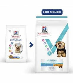 HILL'S Pet Nutrition Croquettes ADULT DENTAL HEALTH SMALL&MINI POULET Chien Sac 2 Kg - Vet Essentials