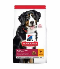HILL'S Pet Nutrition Croquettes ADULT LARGE POULET Sac 14 Kg Chien - Science Plan