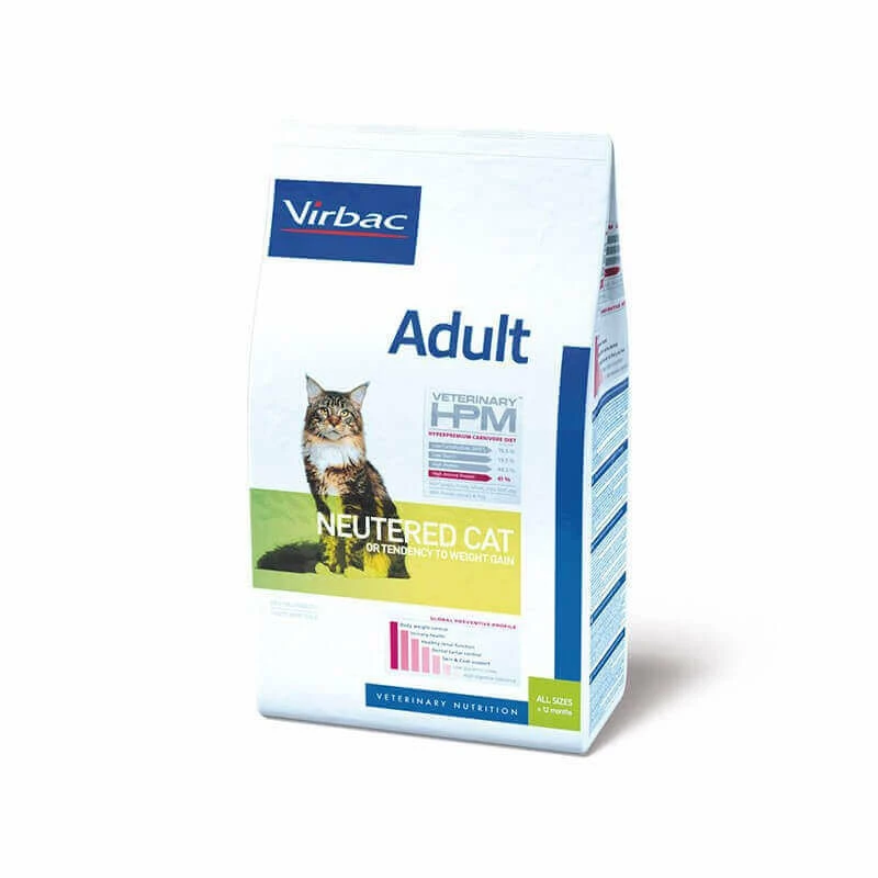 Virbac Croquettes ADULT NEUTERED Chat Sac 1.5 Kg - Veterinary HPM 1 Virbac Croquettes ADULT NEUTERED Chat Sac 1.5 Kg - Veterinary HPM