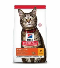 HILL'S Pet Nutrition Croquettes ADULT POULET Chat Sac 3 Kg - Science Plan