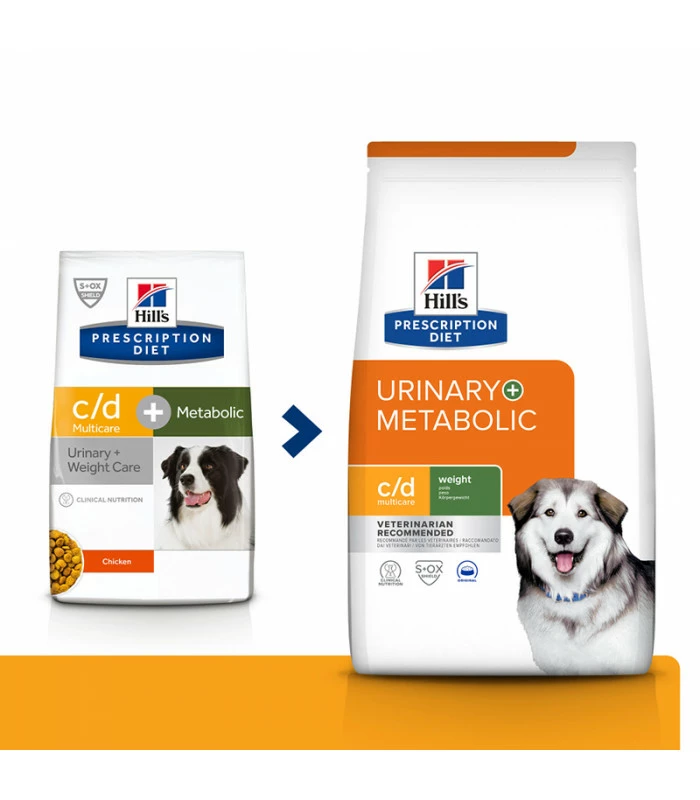 HILL'S Pet Nutrition Croquettes C/D MULTICARE + METABOLIC Chien Sac 12 Kg - Prescription Diet 1 HILL'S Pet Nutrition Croquettes C/D MULTICARE + METABOLIC Chien Sac 12 Kg - Prescription Diet