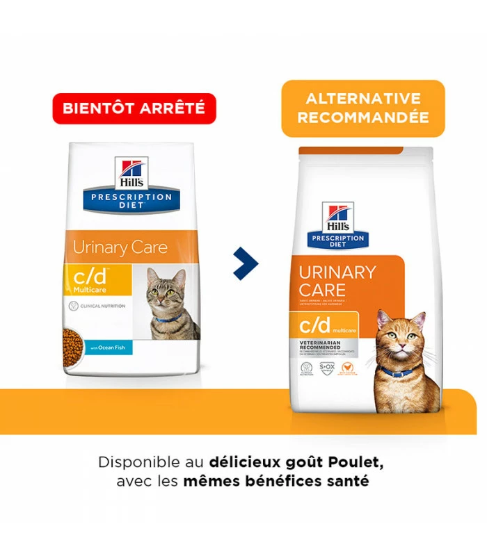 HILL'S Pet Nutrition Croquettes C/D MULTICARE POISSON Chat Sac 5 Kg - Prescription Diet 2 HILL'S Pet Nutrition Croquettes C/D MULTICARE POISSON Chat Sac 5 Kg - Prescription Diet – Image 2