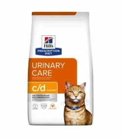 HILL'S Pet Nutrition Croquettes C/D MULTICARE POULET Chat Sac 3 Kg - Prescription Diet