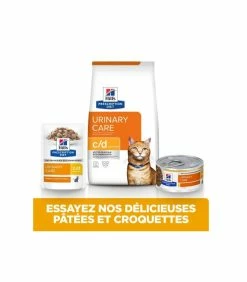 HILL'S Pet Nutrition Croquettes C/D MULTICARE POULET Chat Sac 8 Kg - Prescription Diet -alimentation chats boutique croquettes cd multicare poulet chat sac 8 kg prescription diet 3