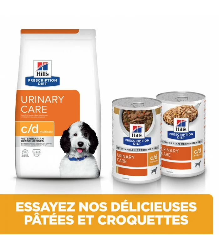 HILL'S Pet Nutrition Croquettes C/D URINARY MULTICARE POULET Chien Sac 1,5 Kg - Prescription Diet 8 HILL'S Pet Nutrition Croquettes C/D URINARY MULTICARE POULET Chien Sac 1,5 Kg - Prescription Diet â Image 8