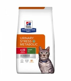 HILL'S Pet Nutrition Croquettes C/D URINARY STRESS MULTICARE + METABOLIC Chat Sac 1.5 Kg - Prescription Diet -alimentation chats boutique croquettes cd urinary stress multicare metabolic chat sac 1 5 kg prescription diet 2