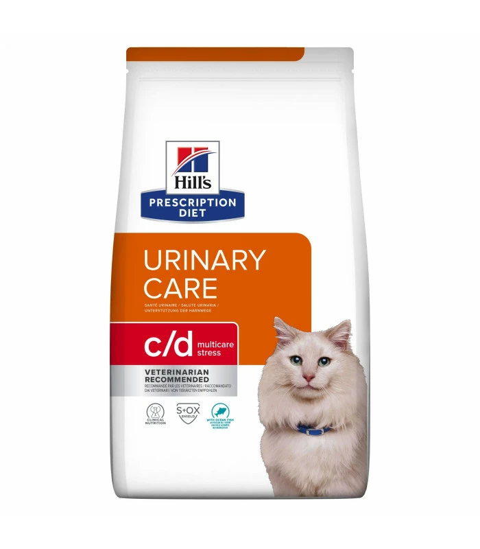 HILL'S Pet Nutrition Croquettes C/D URINARY STRESS MULTICARE POISSON Chat Sac 3 Kg - Prescription Diet 2 HILL'S Pet Nutrition Croquettes C/D URINARY STRESS MULTICARE POISSON Chat Sac 3 Kg - Prescription Diet – Image 2