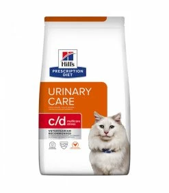 HILL'S Pet Nutrition Croquettes C/D URINARY STRESS MULTICARE POULET Chat Sac 8 Kg - Prescription Diet -alimentation chats boutique croquettes cd urinary stress multicare poulet chat sac 8 kg prescription diet 2