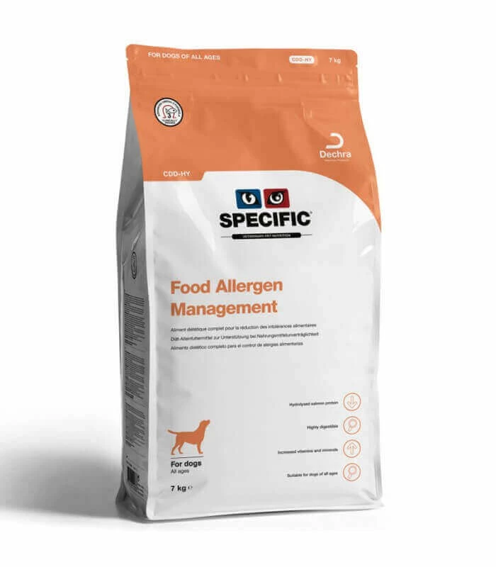 DECHRA Croquettes CDD HY-FOOD ALLERGY MANAGEMENT Chien Sac 12 Kg - Specific 1 DECHRA Croquettes CDD HY-FOOD ALLERGY MANAGEMENT Chien Sac 12 Kg - Specific
