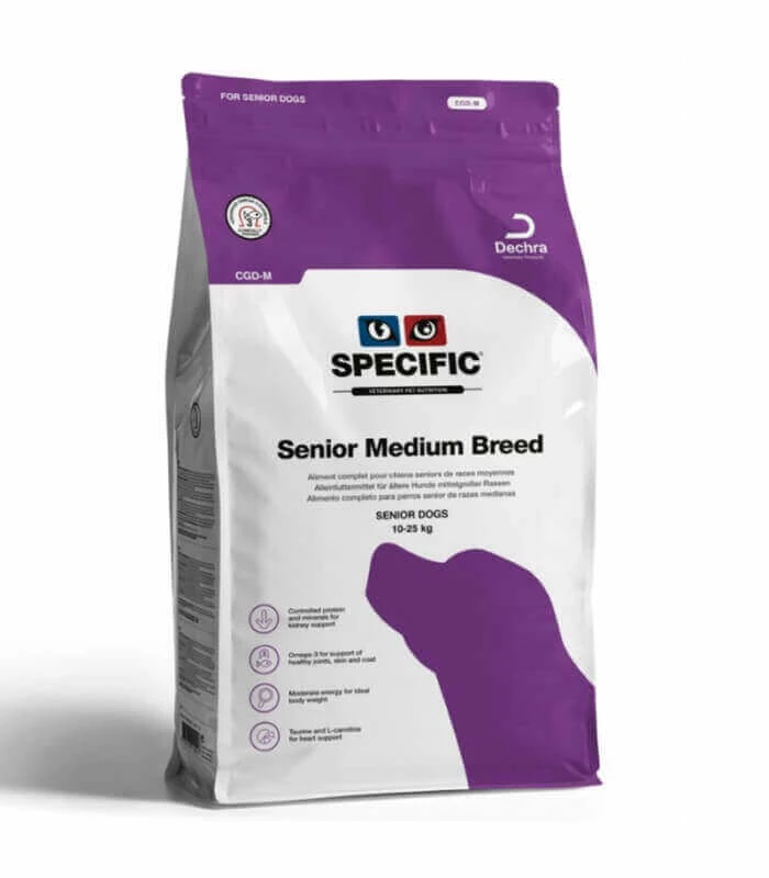 DECHRA Croquettes CGD-M SENIOR MEDIUM Chien Sac 4 Kg - Specific 1 DECHRA Croquettes CGD-M SENIOR MEDIUM Chien Sac 4 Kg - Specific