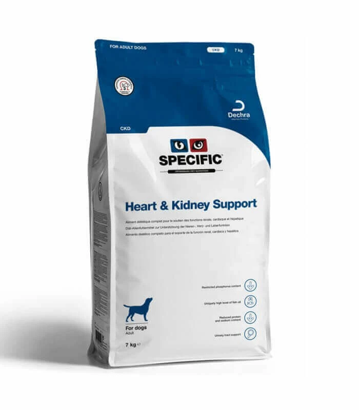 DECHRA Croquettes CKD HEART & KIDNEY SUPPORT Chien Sac 7 Kg - Specific 1 DECHRA Croquettes CKD HEART & KIDNEY SUPPORT Chien Sac 7 Kg - Specific
