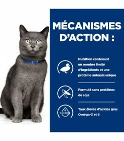 HILL'S Pet Nutrition Croquettes D/D FOOD SENSITIES CANARD & PETITS POIS Chat Sac 1.5 Kg - Prescription Diet -alimentation chats boutique croquettes dd food sensities canard petits pois chat sac 1 5 kg prescription diet 5