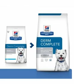 HILL'S Pet Nutrition Croquettes DERM COMPLETE MINI Chien Sac 1 Kg - Prescription Diet
