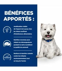 HILL'S Pet Nutrition Croquettes DERM COMPLETE MINI Chien Sac 1 Kg - Prescription Diet -alimentation chats boutique croquettes derm complete mini chien sac 1 kg prescription diet 3