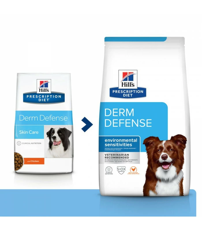 HILL'S Pet Nutrition Croquettes DERM DEFENSE Chien Sac 1.5 Kg - Prescription Diet 1 HILL'S Pet Nutrition Croquettes DERM DEFENSE Chien Sac 1.5 Kg - Prescription Diet