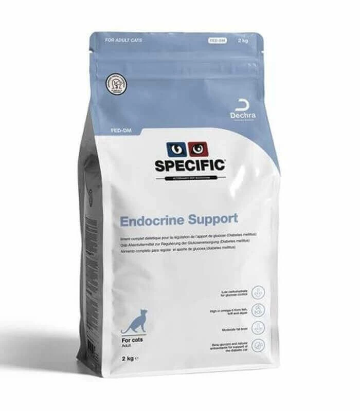 DECHRA Croquettes FED-DM ENDOCRINE SUPPORT Chat Sac 2 Kg - Specific 1 DECHRA Croquettes FED-DM ENDOCRINE SUPPORT Chat Sac 2 Kg - Specific