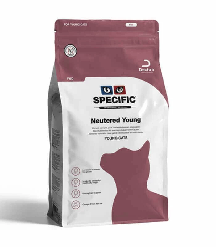 DECHRA Croquettes FND NEUTERED YOUNG Chaton Sac 400 G - Specific 1 DECHRA Croquettes FND NEUTERED YOUNG Chaton Sac 400 G - Specific