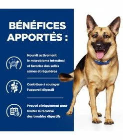 HILL'S Pet Nutrition Croquettes GASTROINTESTINAL BIOME Chien Sac 10 Kg - Prescription Diet -alimentation chats boutique croquettes gastrointestinal biome chien sac 10 kg prescription diet 5