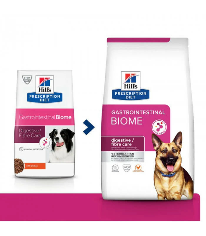 HILL'S Pet Nutrition Croquettes GASTROINTESTINAL BIOME Chien Sac 4 Kg - Prescription Diet 1 HILL'S Pet Nutrition Croquettes GASTROINTESTINAL BIOME Chien Sac 4 Kg - Prescription Diet