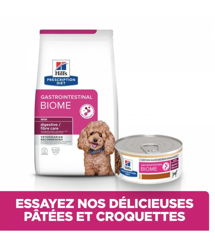 HILL'S Pet Nutrition Croquettes GASTROINTESTINAL BIOME MINI Chien Sac 3 Kg - Prescription Diet 3 HILL'S Pet Nutrition Croquettes GASTROINTESTINAL BIOME MINI Chien Sac 3 Kg - Prescription Diet – Image 3