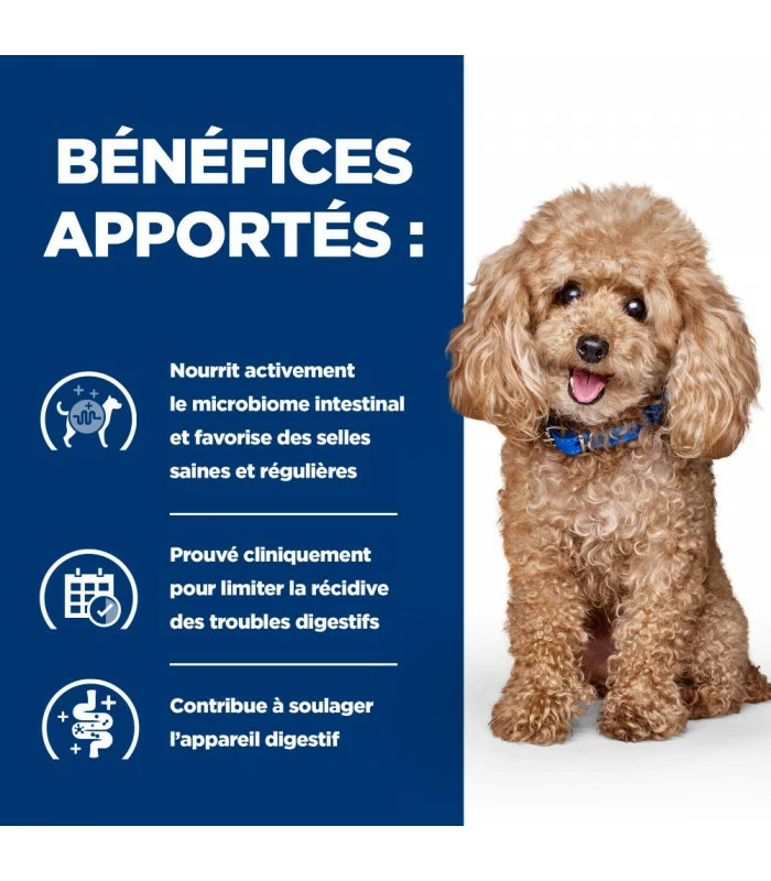 HILL'S Pet Nutrition Croquettes GASTROINTESTINAL BIOME MINI Chien Sac 3 Kg - Prescription Diet 4 HILL'S Pet Nutrition Croquettes GASTROINTESTINAL BIOME MINI Chien Sac 3 Kg - Prescription Diet – Image 4