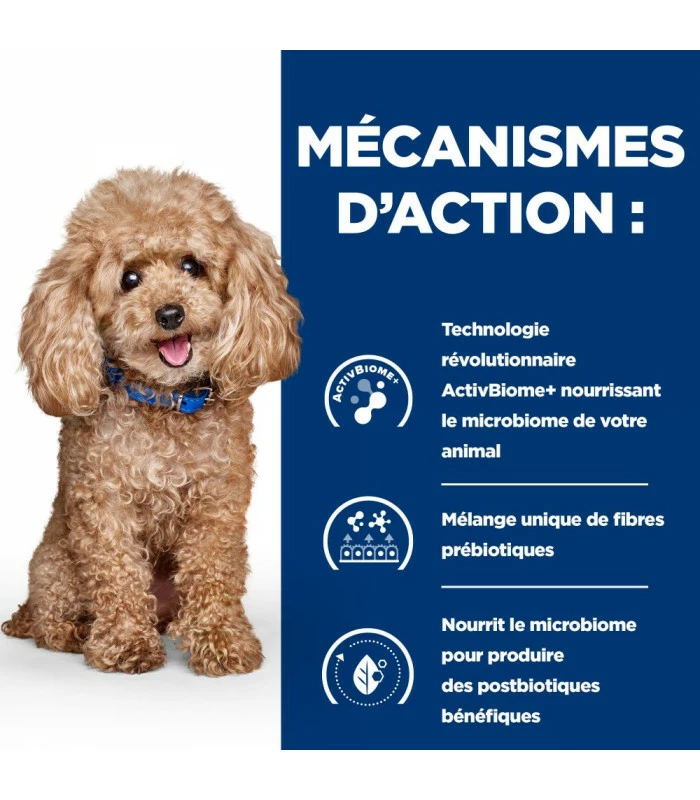 HILL'S Pet Nutrition Croquettes GASTROINTESTINAL BIOME MINI Chien Sac 3 Kg - Prescription Diet 5 HILL'S Pet Nutrition Croquettes GASTROINTESTINAL BIOME MINI Chien Sac 3 Kg - Prescription Diet – Image 5