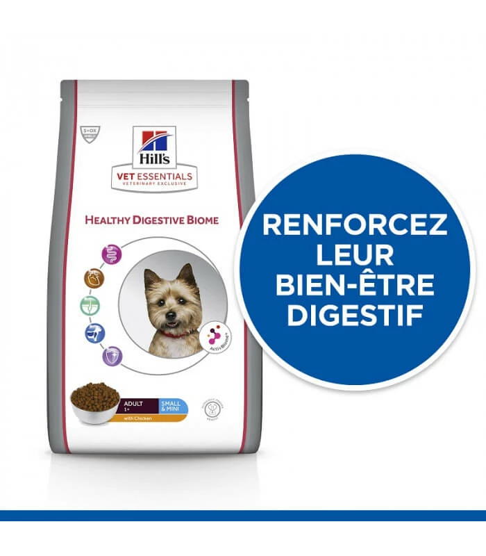 HILL'S Pet Nutrition Croquettes HEALTHY DIGESTIVE BIOME SMALL & MINI Chien Sac 7 Kg - Vet Essentials 2 HILL'S Pet Nutrition Croquettes HEALTHY DIGESTIVE BIOME SMALL & MINI Chien Sac 7 Kg - Vet Essentials â Image 2