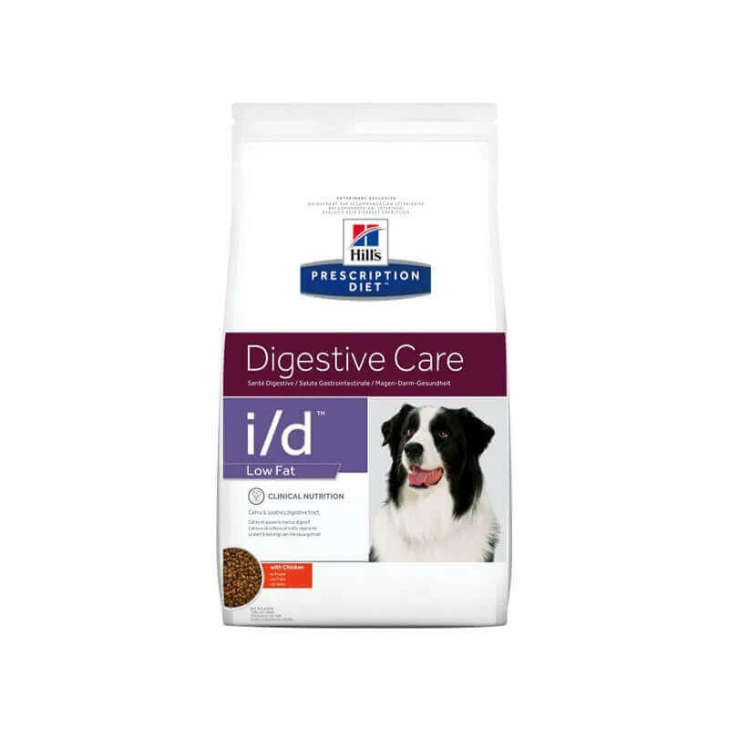 HILL'S Pet Nutrition Croquettes I/D DIGESTIVE CARE LOW FAT POULET Chien Sac 6 Kg - Prescription Diet 1 HILL'S Pet Nutrition Croquettes I/D DIGESTIVE CARE LOW FAT POULET Chien Sac 6 Kg - Prescription Diet