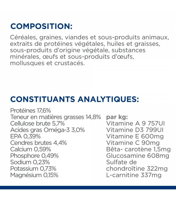 HILL'S Pet Nutrition Croquettes J/D MOBILITY POULET Chien Sac 16 Kg - Prescription Diet 6 HILL'S Pet Nutrition Croquettes J/D MOBILITY POULET Chien Sac 16 Kg - Prescription Diet – Image 6