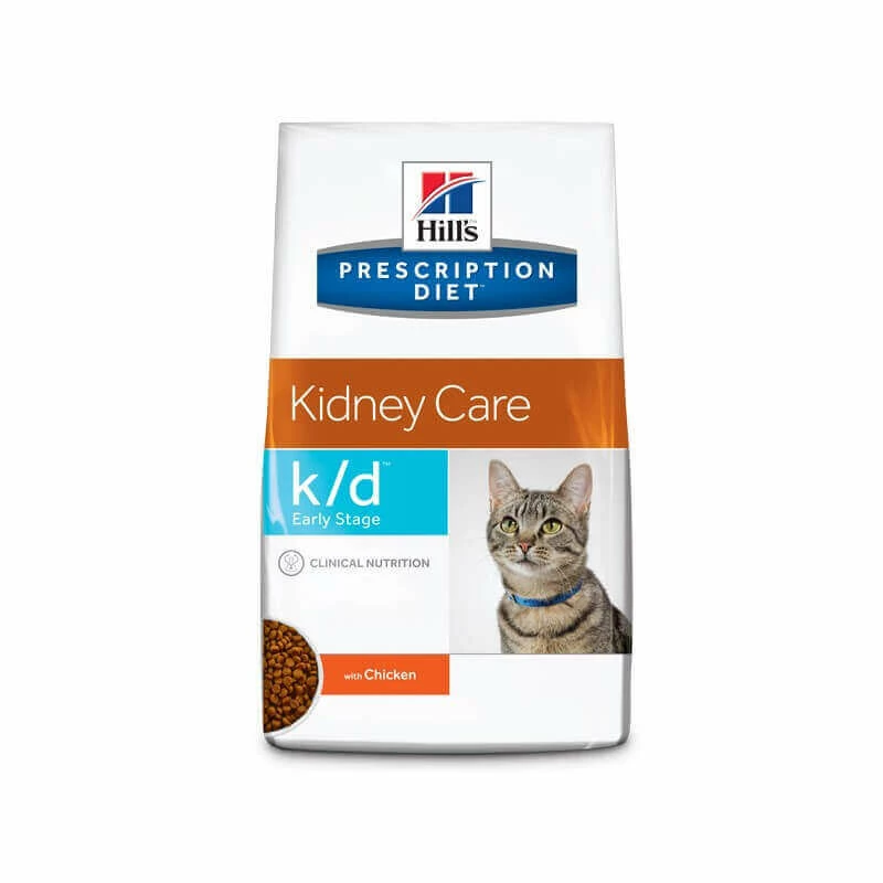 HILL'S Pet Nutrition Croquettes K/D EARLY STAGE POULET Chat Sac 5 Kg - Prescription Diet 1 HILL'S Pet Nutrition Croquettes K/D EARLY STAGE POULET Chat Sac 5 Kg - Prescription Diet