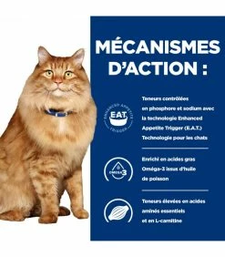 HILL'S Pet Nutrition Croquettes K/D J/D KIDNEY + MOBILITY POULET Chat Sac 1.5 Kg - Prescription Diet 9 HILL'S Pet Nutrition Croquettes K/D J/D KIDNEY + MOBILITY POULET Chat Sac 1.5 Kg - Prescription Diet -alimentation chats boutique croquettes kd jd kidney mobility poulet chat sac 3 kg prescription diet 2