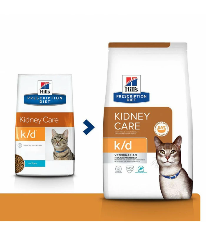 HILL'S Pet Nutrition Croquettes K/D KIDNEY CARE THON Chat Sac 400 G - Prescription Diet 2 HILL'S Pet Nutrition Croquettes K/D KIDNEY CARE THON Chat Sac 400 G - Prescription Diet â Image 2
