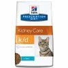 HILL'S Pet Nutrition Croquettes K/D KIDNEY CARE THON Chat Sac 400 G - Prescription Diet