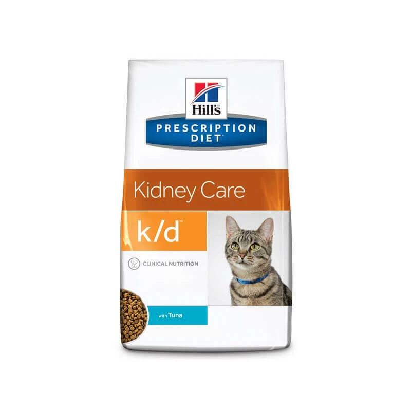 HILL'S Pet Nutrition Croquettes K/D KIDNEY CARE THON Chat Sac 5 Kg - Prescription Diet 1 HILL'S Pet Nutrition Croquettes K/D KIDNEY CARE THON Chat Sac 5 Kg - Prescription Diet