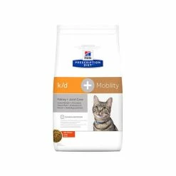 HILL'S Pet Nutrition Croquettes K/D + MOBILITY POULET Chat Sac 2 Kg - Prescription Diet