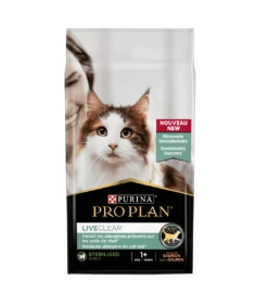 Purina Croquettes LIVECLEAR ADULT SAUMON Chat 1.4 Kg - Pro Plan