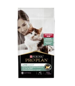 Purina Croquettes LIVECLEAR KITTEN DINDE Chat 1.4 Kg - Pro Plan