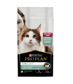 Purina Croquettes LIVECLEAR SENIOR DINDE Chat 2.8 Kg - Pro Plan