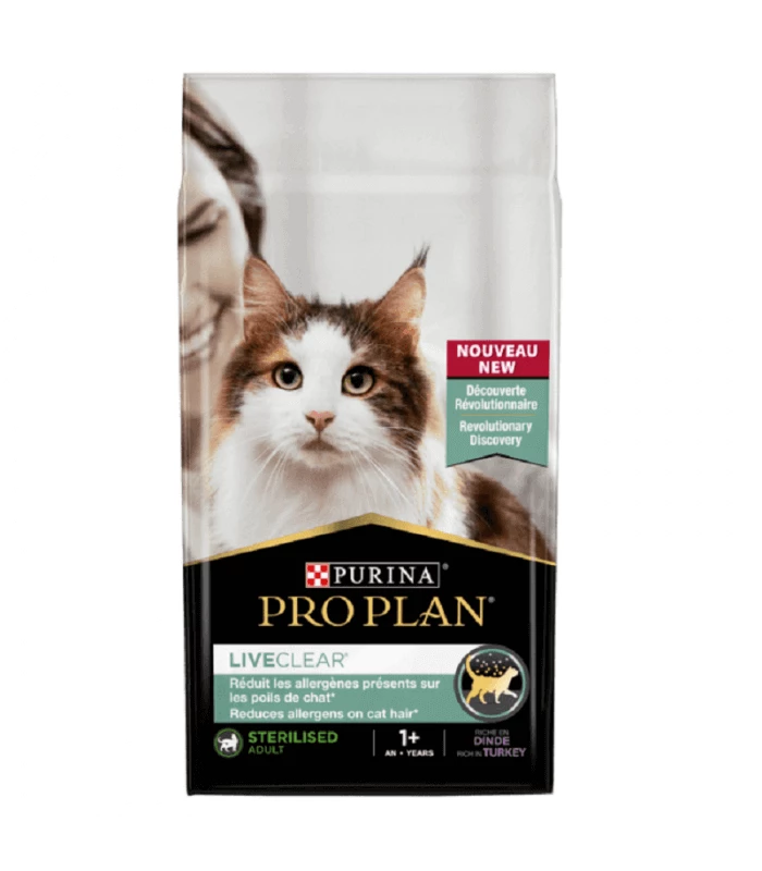 Purina Croquettes LIVECLEAR SENIOR DINDE Chat 2.8 Kg - Pro Plan 1 Purina Croquettes LIVECLEAR SENIOR DINDE Chat 2.8 Kg - Pro Plan