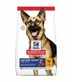HILL'S Pet Nutrition Croquettes MATURE ADULT 6+ LARGE POULET Chien Sac 18 Kg - Science Plan