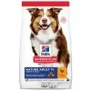HILL'S Pet Nutrition Croquettes MATURE ADULT 7+ MEDIUM POULET Chien Sac 14 Kg - Science Plan