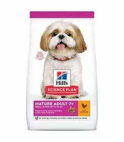 HILL'S Pet Nutrition Croquettes MATURE ADULT 7+ SMALL & MINI POULET Chien Sac 6 Kg - Science Plan